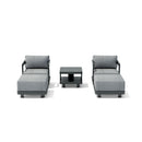 Anderson Teak SET-905-AL 5-pc Granada Aluminum Deep Seating