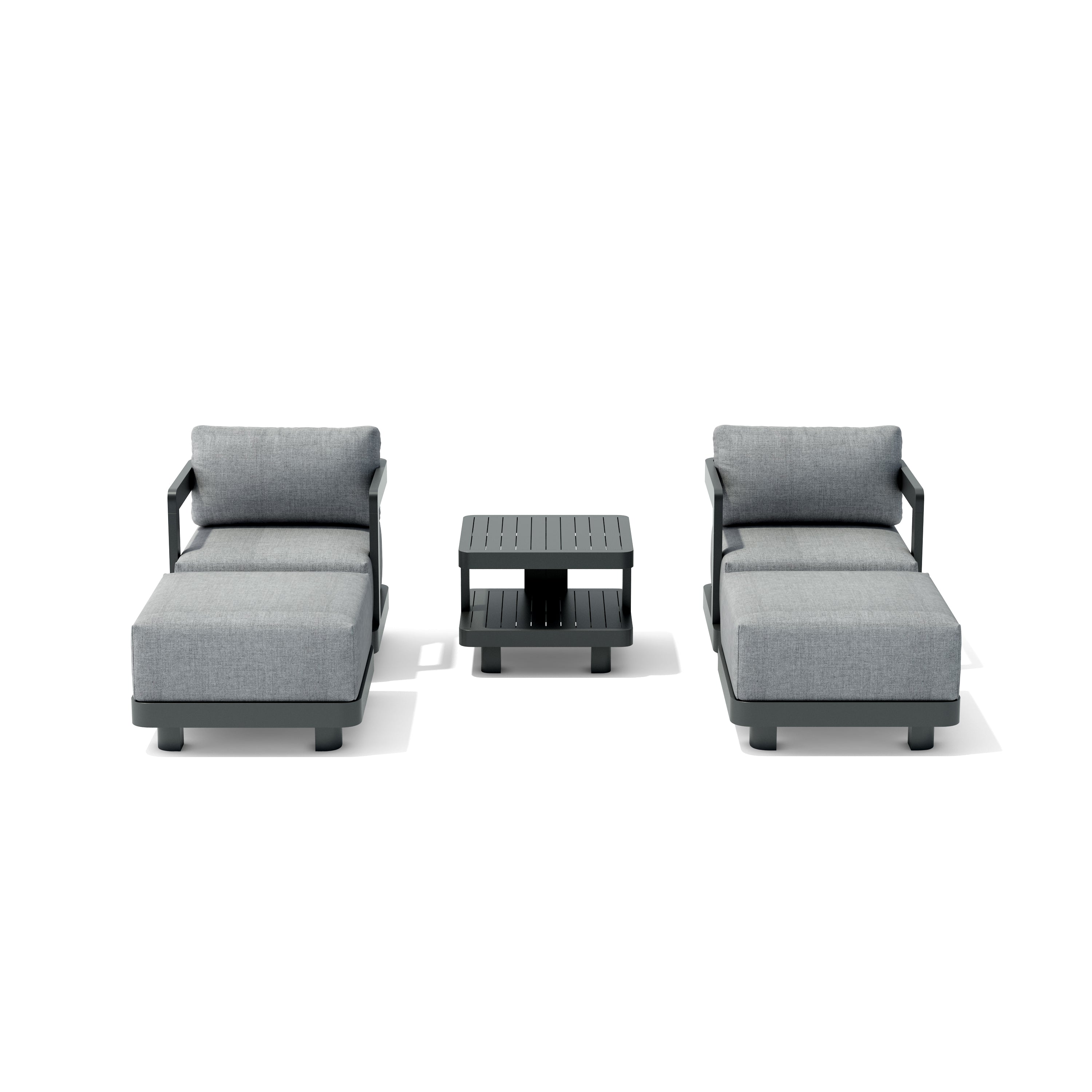 Anderson Teak SET-905-AL 5-pc Granada Aluminum Deep Seating