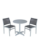 Florida Seating Powder Coating Aluminum Side Chair with Textile Back and Seat - AL-5700S