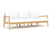 Royal Teak Seville Sofa / 3-Seater Sofa with Cushions