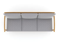 Royal Teak Seville Sofa / 3-Seater Sofa with Cushions