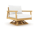 Royal Teak Seville Swivel Chair with Cushions