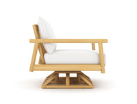 Royal Teak Seville Swivel Chair with Cushions