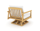 Royal Teak Seville Swivel Chair with Cushions