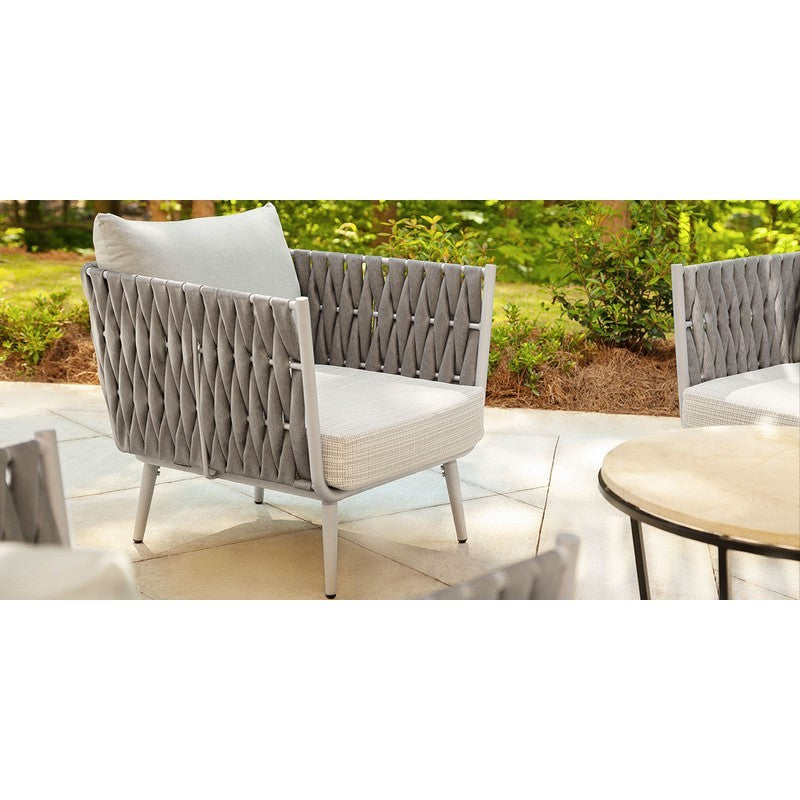 DecoScapes Aria 32" Aluminum Frame Club Chair