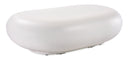 Sunset West Pebble Coffee Table - Gray / Bone