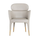 Sunpan Melody Dining Armchair Napa Stone / Napa Taupe
