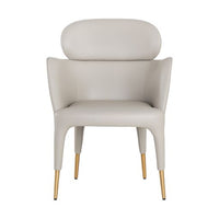 Sunpan Melody Dining Armchair Napa Stone / Napa Taupe