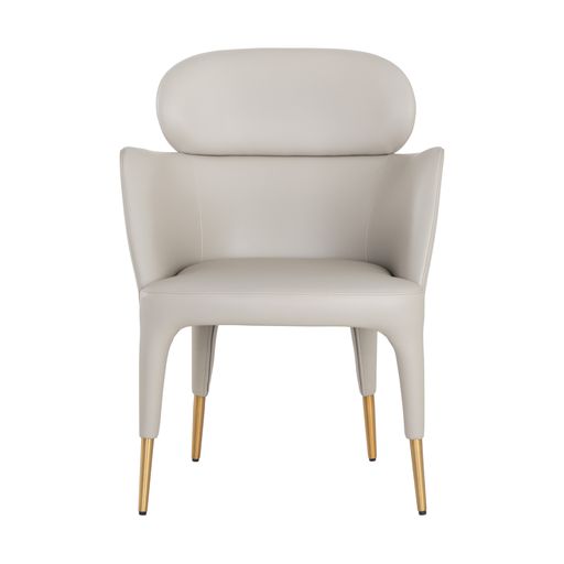 Sunpan Melody Dining Armchair Napa Stone / Napa Taupe