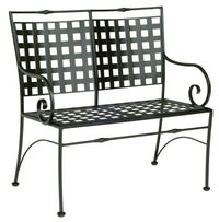 Woodard Sheffield Bench with Optional Cushion