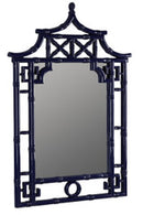Cooper Classics Shing Navy Blue Wall Mirror