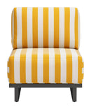 Zuo Modern Shoreline Accent Chair in Yellow
