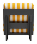 Zuo Modern Shoreline Accent Chair in Yellow