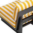 Zuo Modern Shoreline Accent Chair in Yellow