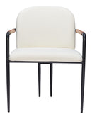 Zuo Modern Sibu Dining Chair in Cream