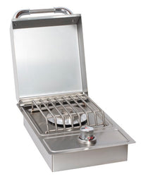 Bull BBQ Single Stainless Steel Sideburner - Drop In - LP/NG