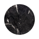 Sunpan Goya End Table Marble Look in Black / White