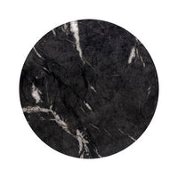 Sunpan Goya End Table Marble Look in Black / White