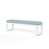 Sunset West Newport Dining Bench with Cushion