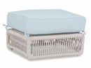 Sunset West Dana Rope Ottoman with Cushion