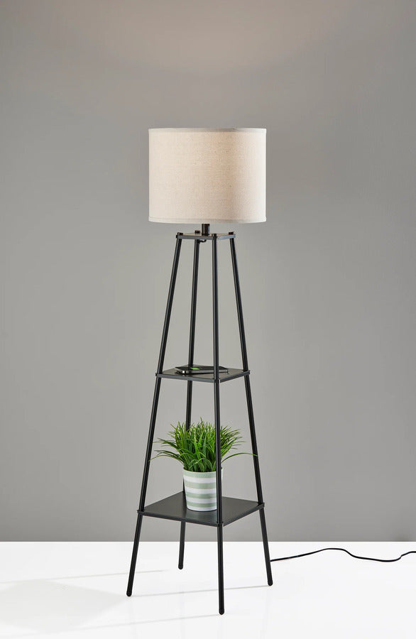 Adesso Adrian Shelf Floor Lamp