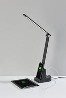 Adesso Cody LED Wireless Charging Desk Lamp with Smart Switch