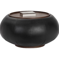 Sunpan Zenzi Storage Coffee Table in Bravo Black