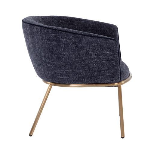 Sunpan Nadine Lounge Chair Chacha Grey / Chacha Navy
