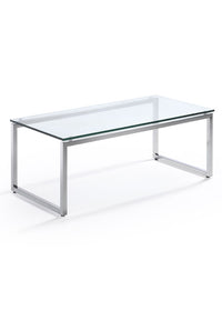 Woodstock Marketing Sly Coffee Table Tempered Glass Top