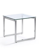 Woodstock Marketing Sly End Table Tempered Glass Top