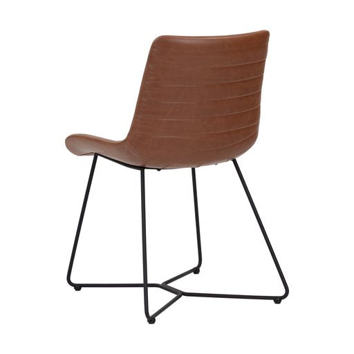 Sunpan Gracen Dining Chair in Hazelnut / Nightfall Black
