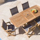 Royal Teak Sailmate Folding Arm Chair