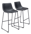 Zuo Modern Smart Barstool in Black