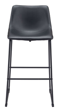 Zuo Modern Smart Barstool in Black