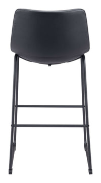Zuo Modern Smart Barstool in Black