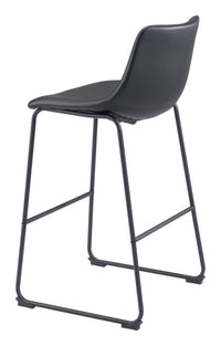 Zuo Modern Smart Barstool in Black