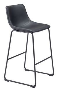 Zuo Modern Smart Barstool in Black