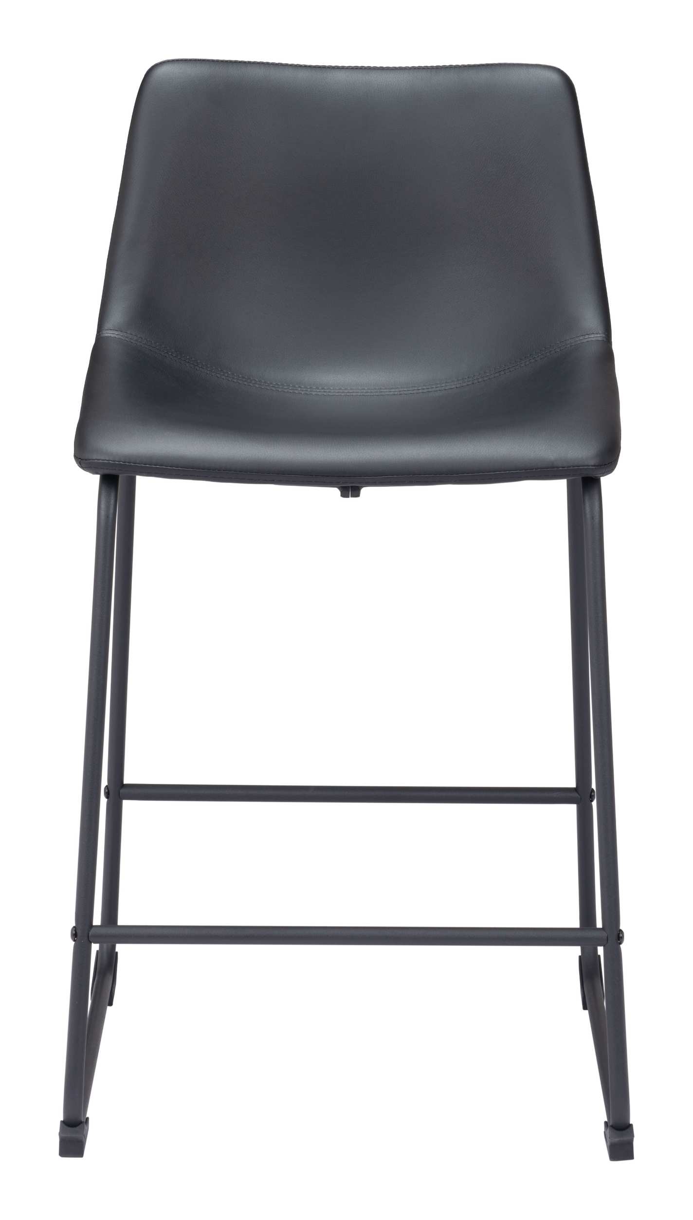 Zuo Modern Smart Counter Stool in Black/Ivory/Charcoal/Vintage Espresso