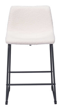 Zuo Modern Smart Counter Stool in Black/Ivory/Charcoal/Vintage Espresso