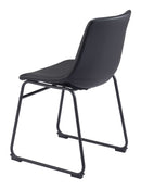 Zuo Modern Smart Dining Chair in Black/Ivory/Charcoal
