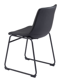 Zuo Modern Smart Dining Chair in Black/Ivory/Charcoal