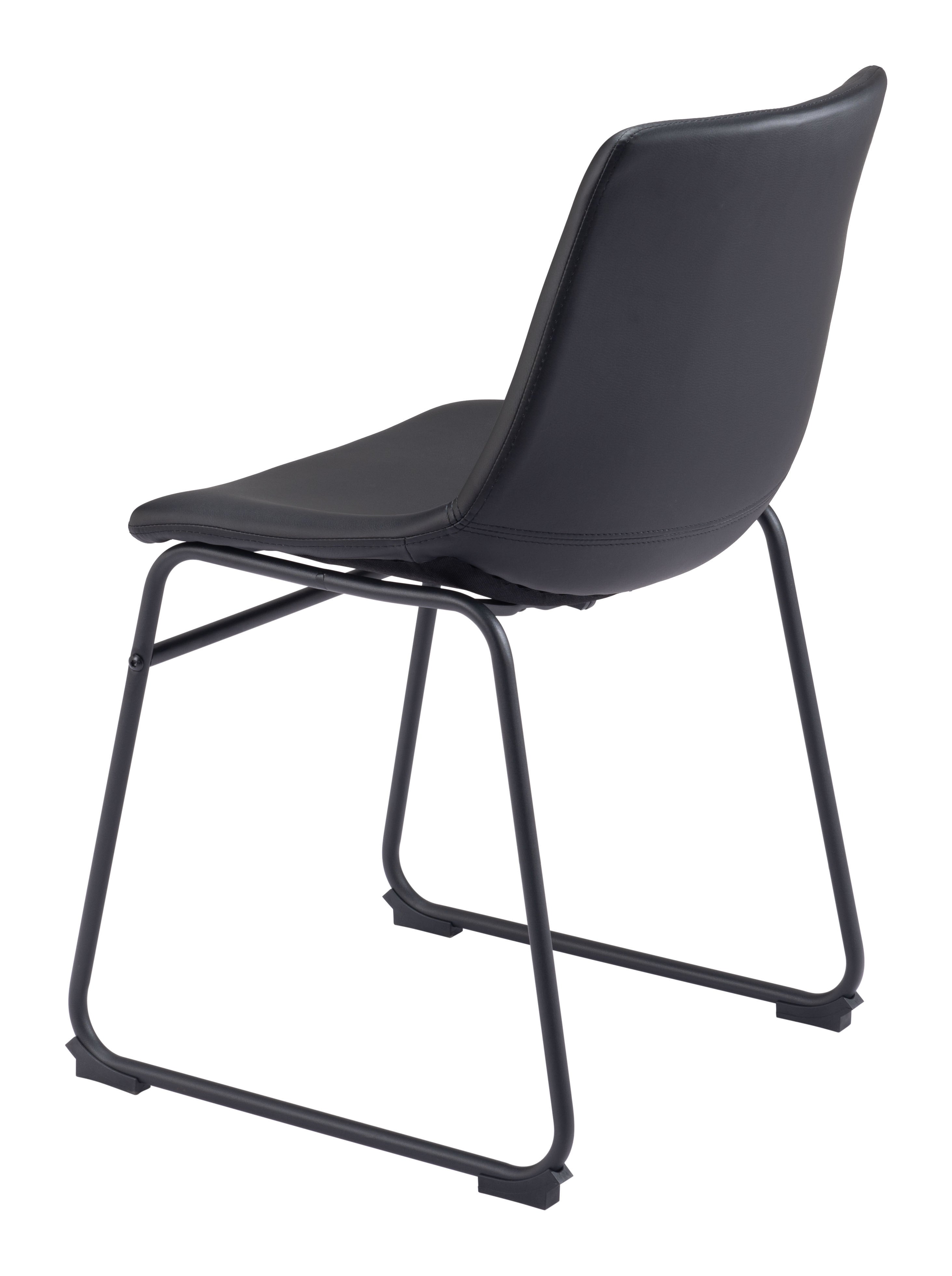 Zuo Modern Smart Dining Chair in Black/Ivory/Charcoal