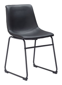 Zuo Modern Smart Dining Chair in Black/Ivory/Charcoal