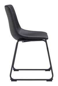 Zuo Modern Smart Dining Chair in Black/Ivory/Charcoal