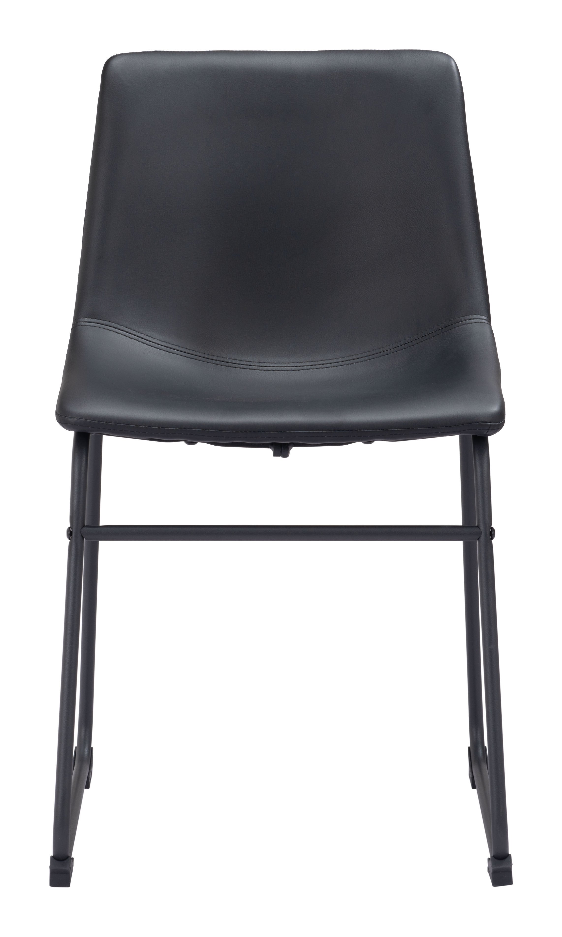 Zuo Modern Smart Dining Chair in Black/Ivory/Charcoal