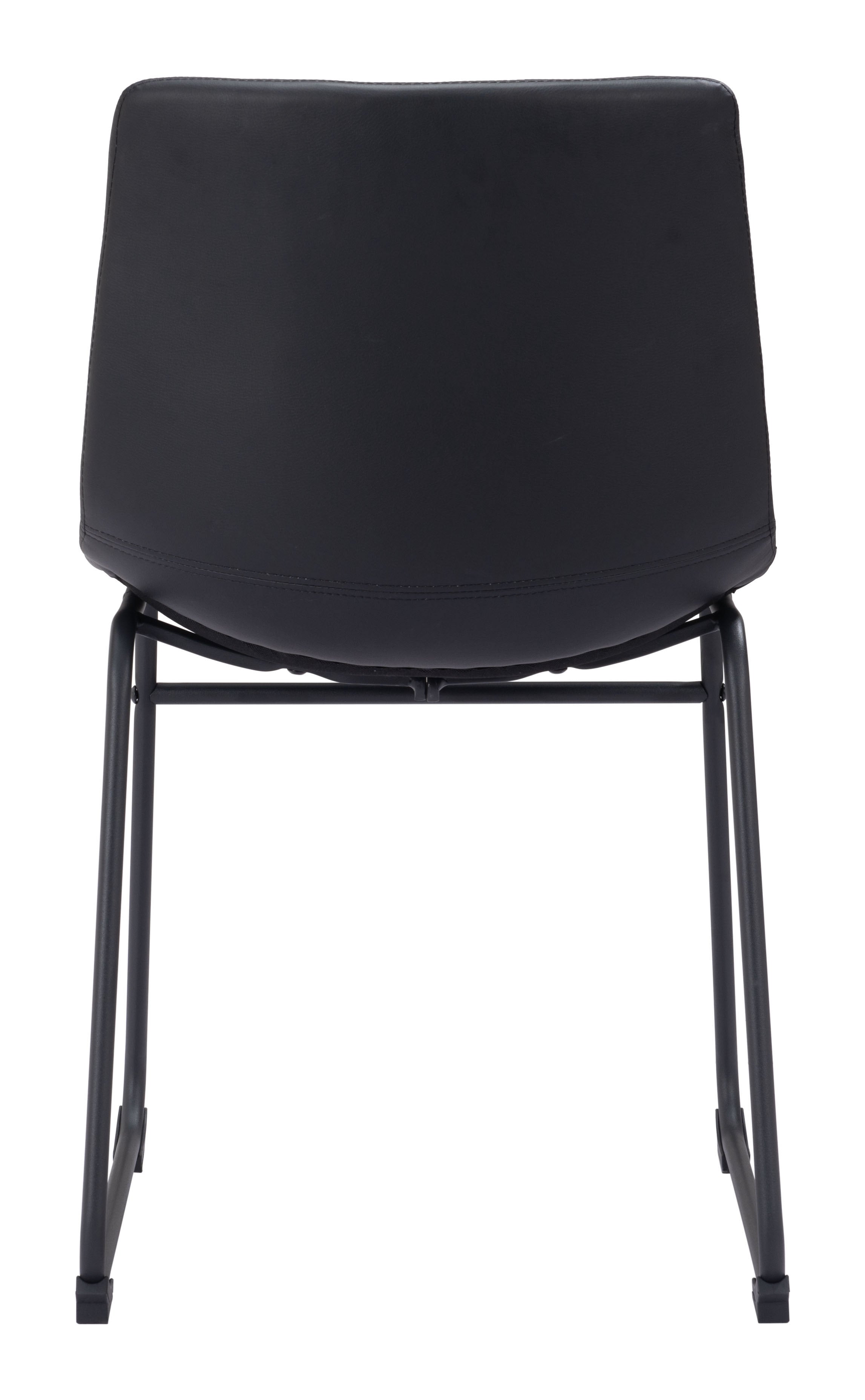 Zuo Modern Smart Dining Chair in Black/Ivory/Charcoal