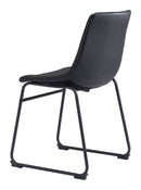 Zuo Modern Smart Dining Chair in Black/Ivory/Charcoal