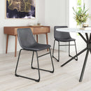 Zuo Modern Smart Dining Chair in Black/Ivory/Charcoal