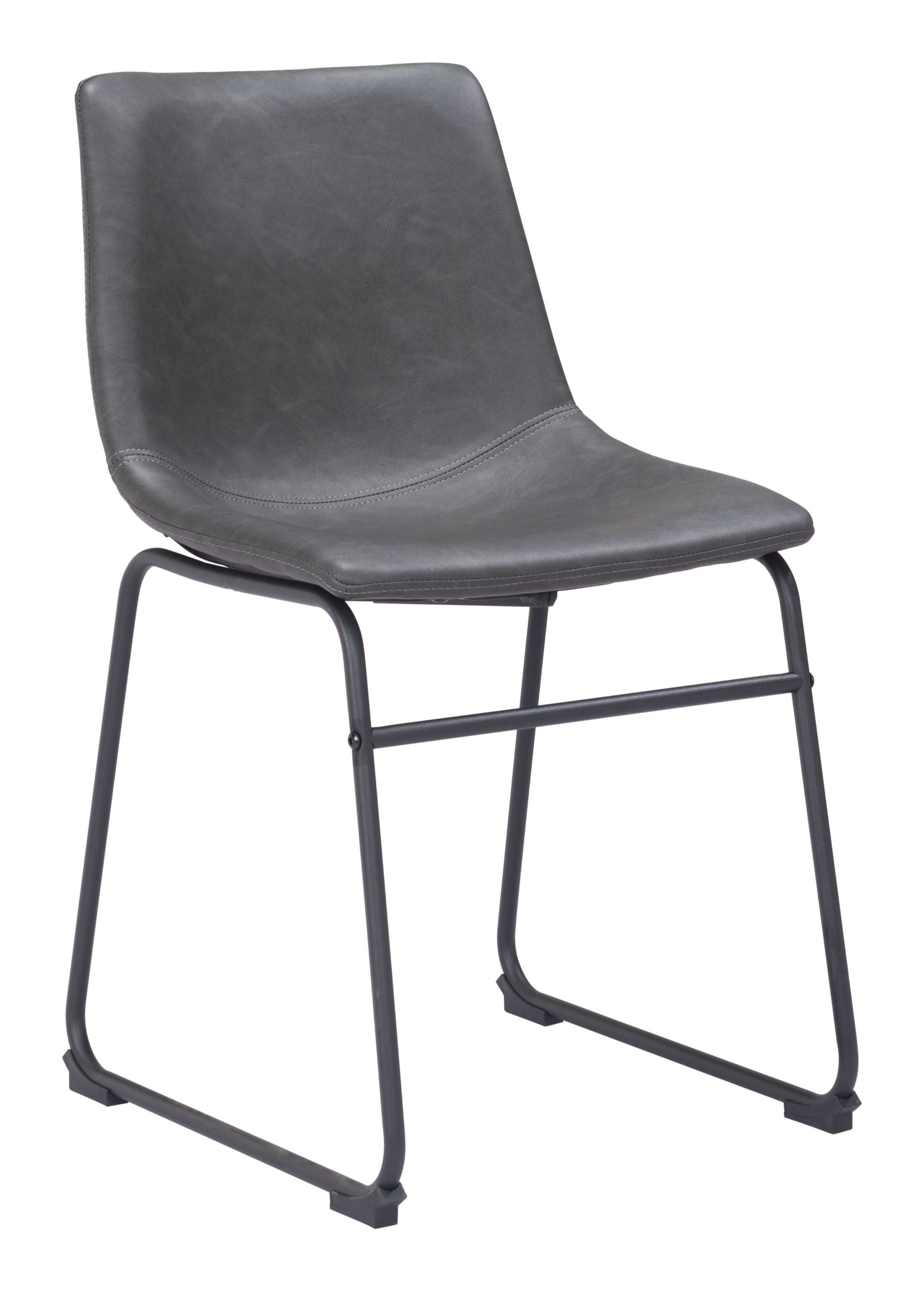 Zuo Modern Smart Dining Chair in Black/Ivory/Charcoal