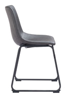 Zuo Modern Smart Dining Chair in Black/Ivory/Charcoal